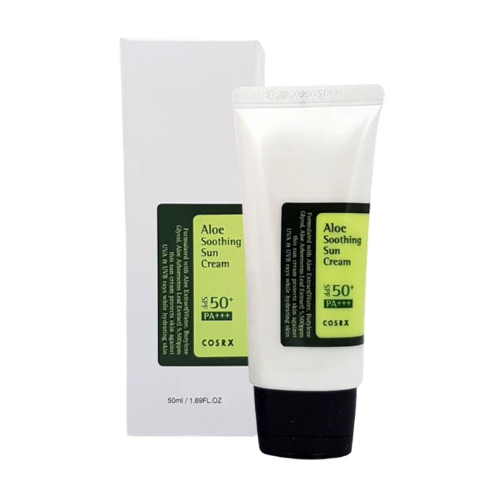 کرم ضد آفتاب کوزارکس مدل aloe soothing حجم 50 میلی لیتر