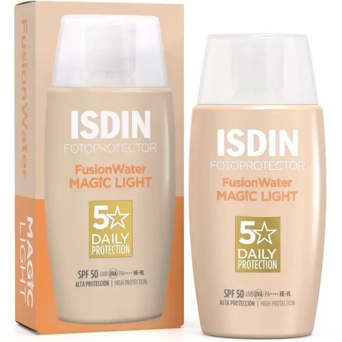 ضدآفتاب ایزدین فیوژن واتر مجیک رنگی لایت